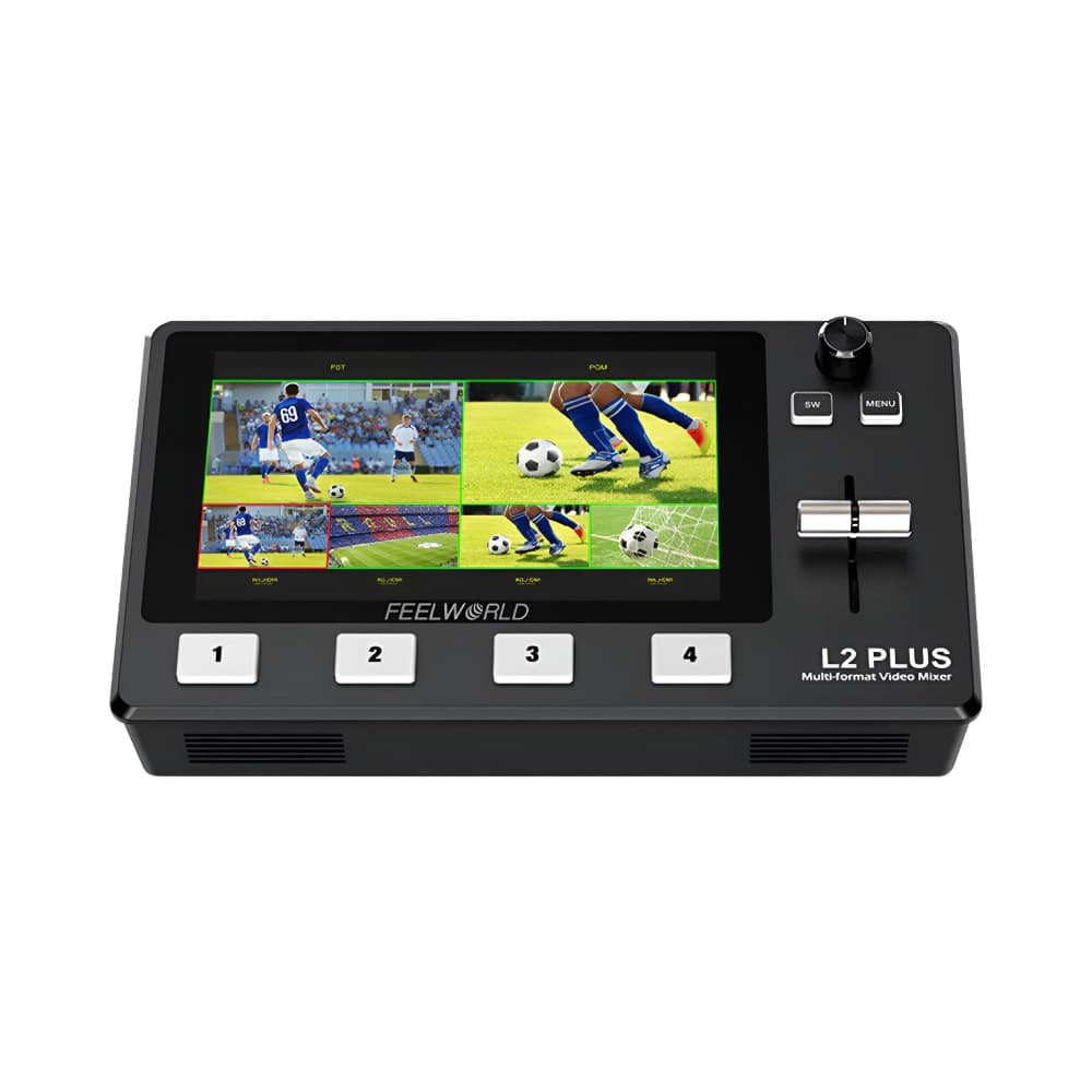 FeelWorld L2 Plus HDMI Livestream Switcher with 5.5" LCD Monitor