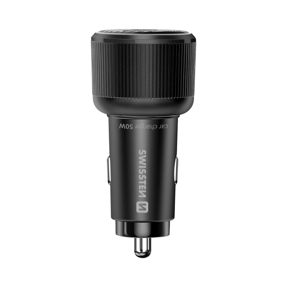 Swissten Car Charger 50W, Dual Type-C