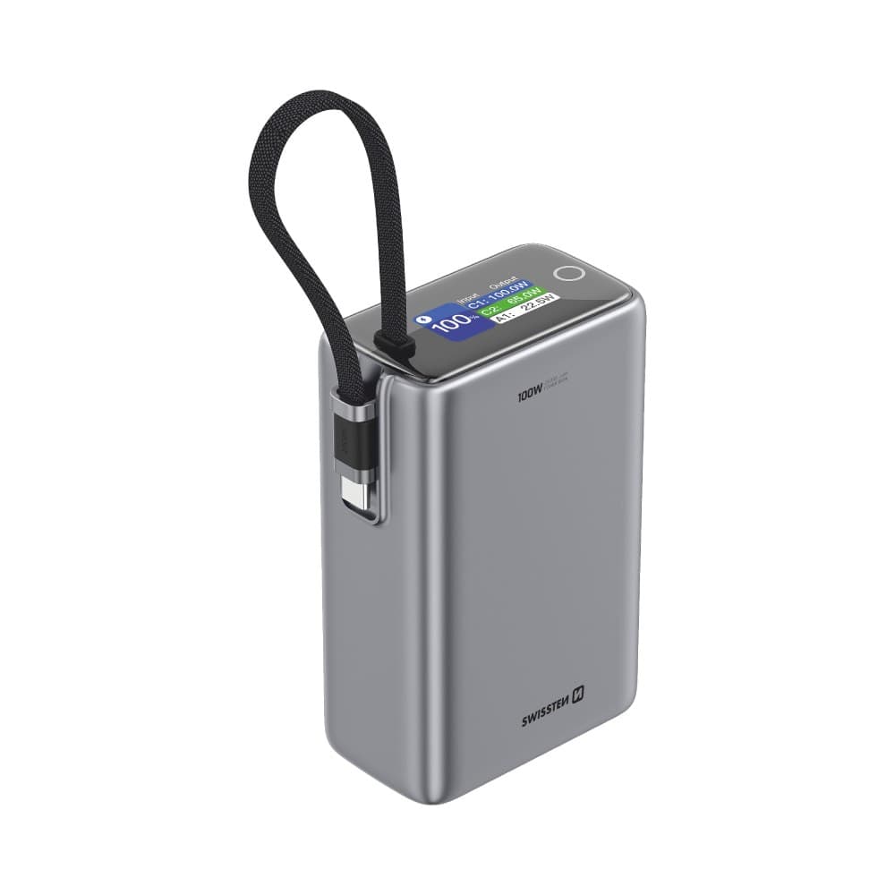 Swissten Power Bank 25000mAh, 100W