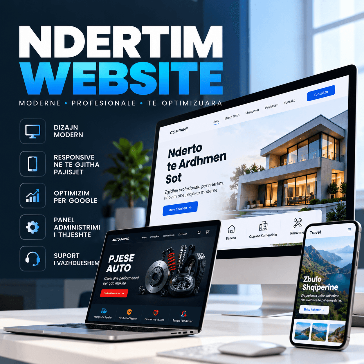 Ndertoj Website / b2b etj