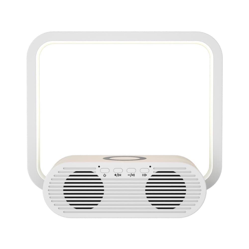 Wireless Charger Desk Lamp With Bluetooth Speaker