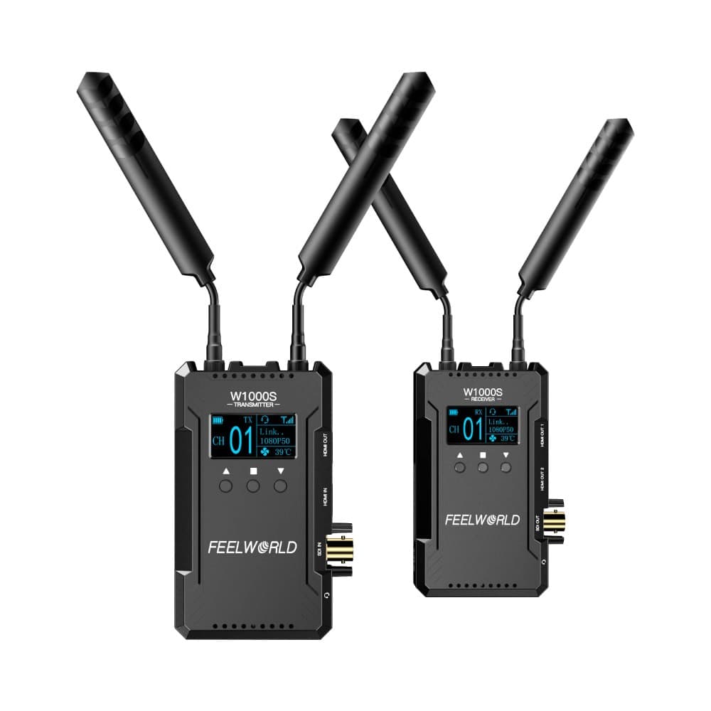 FeelWorld W1000S SDI + Dual HDMI Wireless Video Transmission System